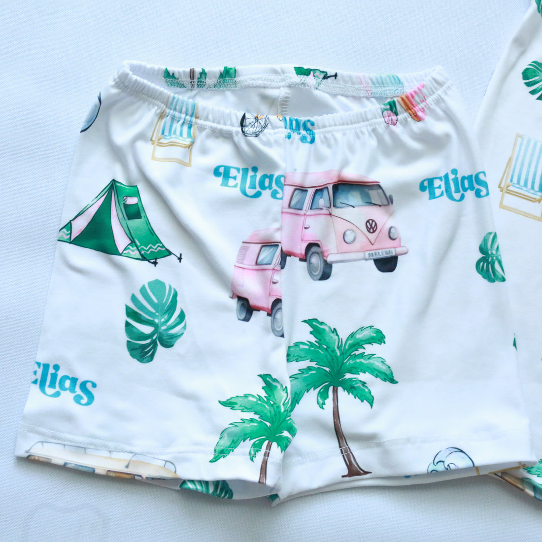 Beach Bum Pajamas  - Short or Long Sleeve (3 months to kids 14)