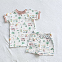 Beach Bum Pajamas  - Short or Long Sleeve (3 months to kids 14)