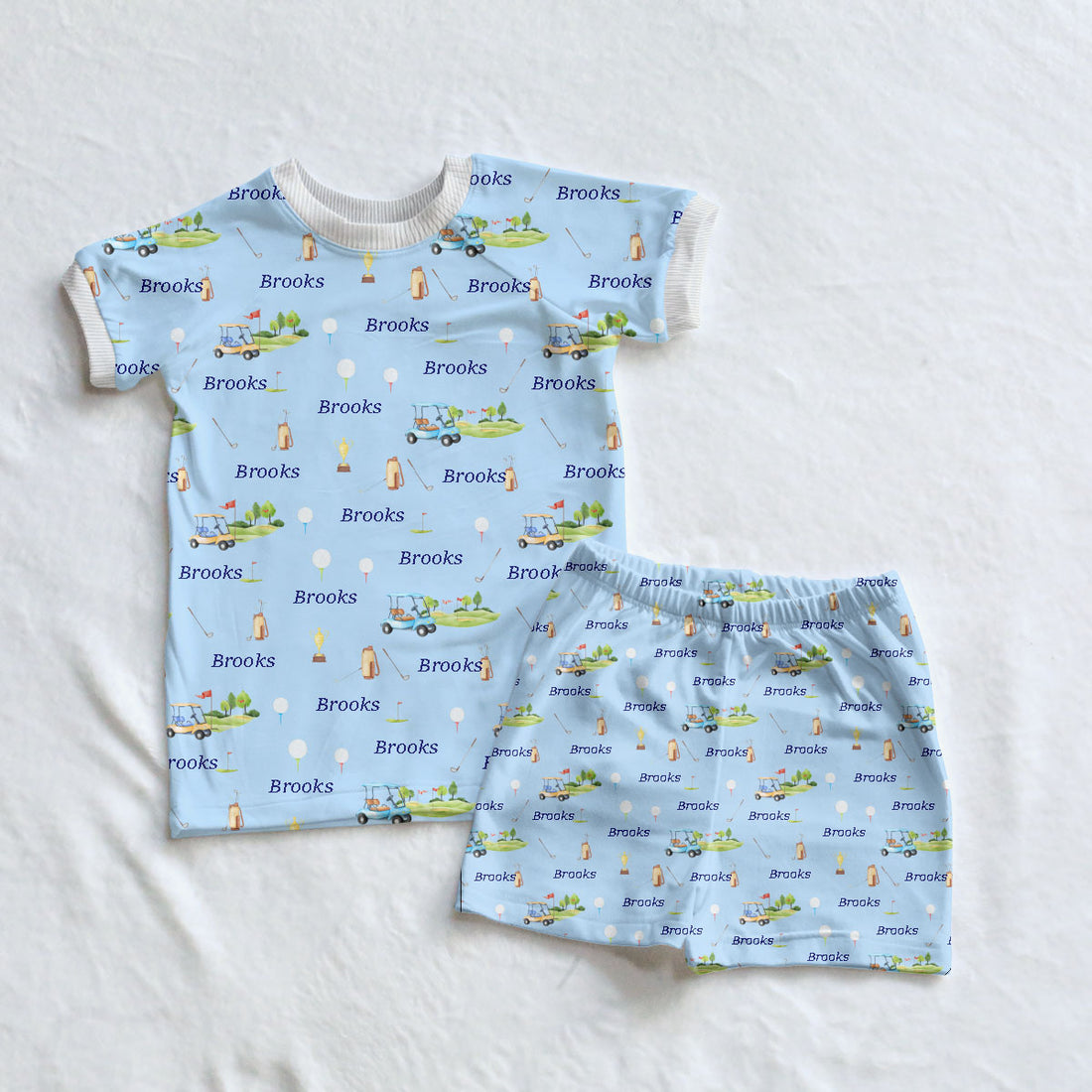 Bill's Golf Day Pajamas  - Short or Long Sleeve (3 months to kids 14)