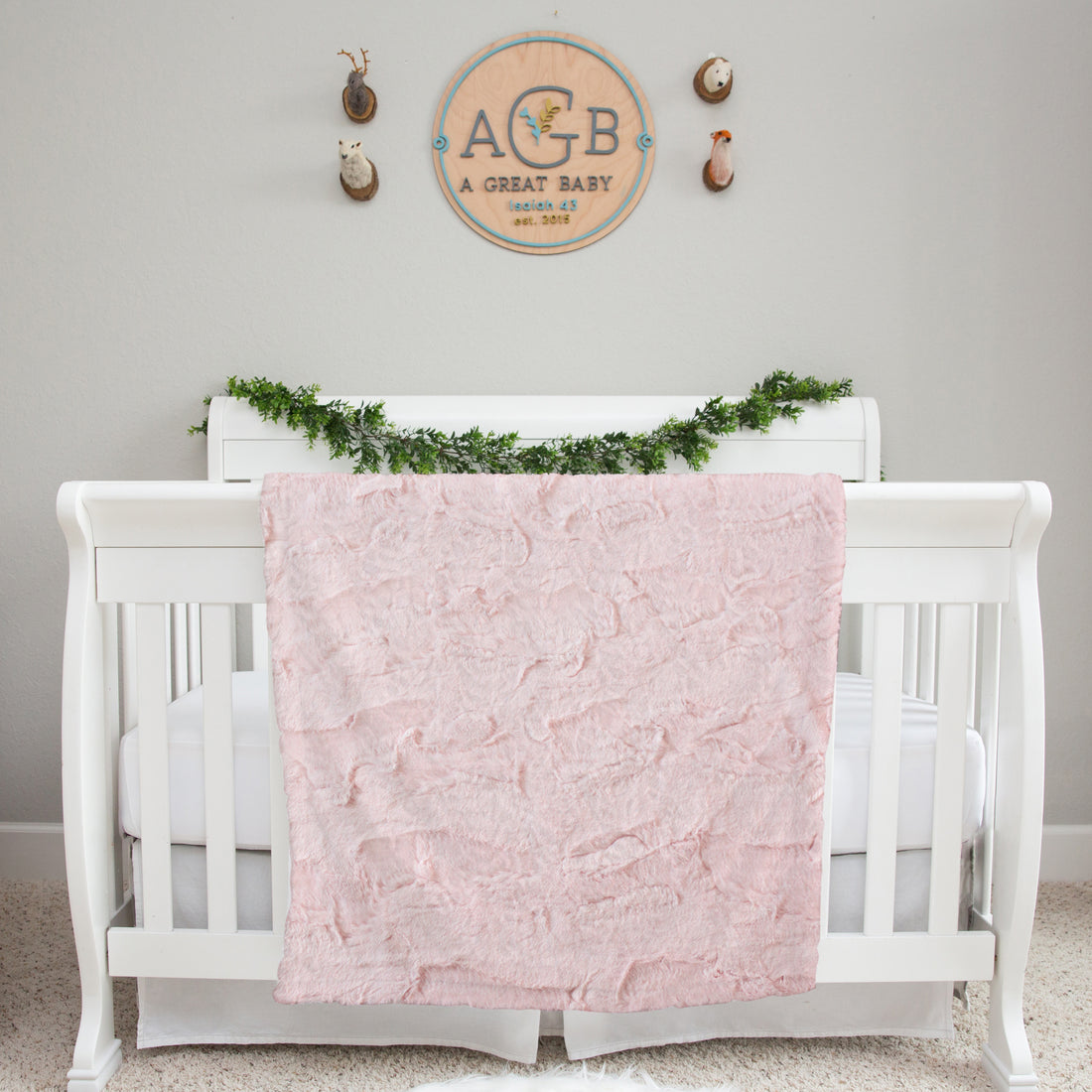 Abigail Floral Baby Deluxe Blanket