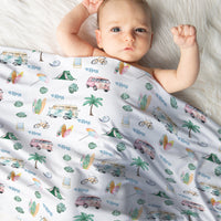 Beach Bum Stretchy Swaddle (Boy and Girl Options)