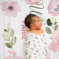 Abigail Floral Crib Sheet