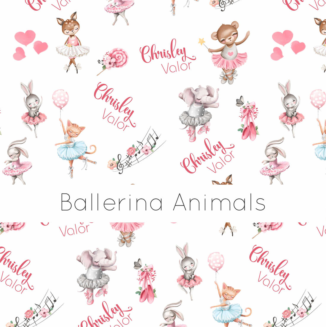 Ballerina Animal Pillowcases