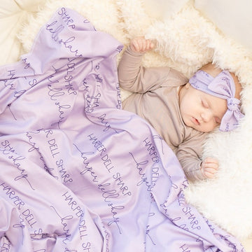 Camden Stretchy Swaddle Lavender Purple