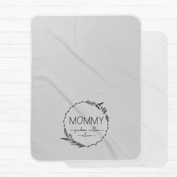 Camden Light Gray Mommy Blanket