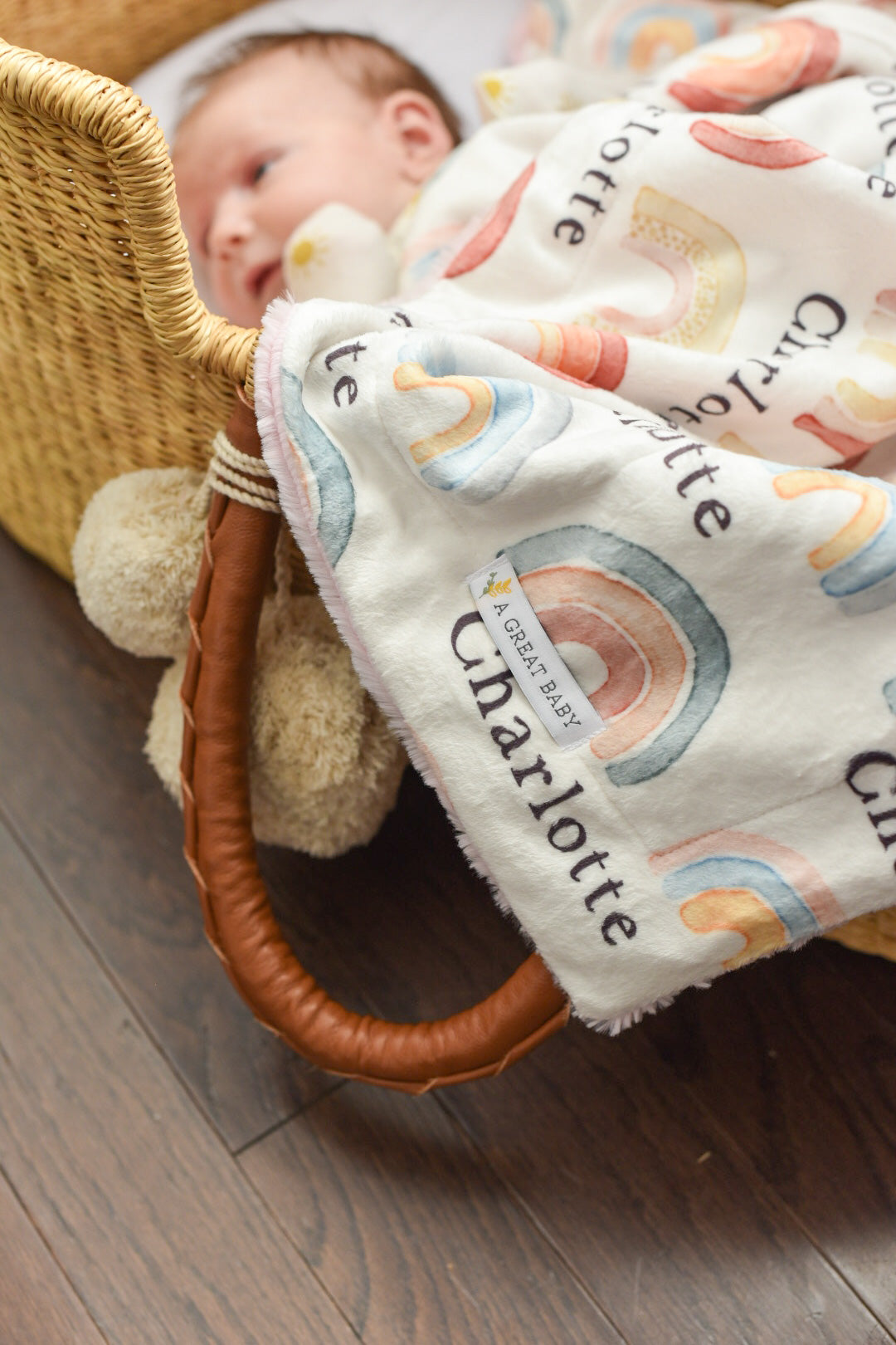 Rainbow Neutral Baby Deluxe Blanket