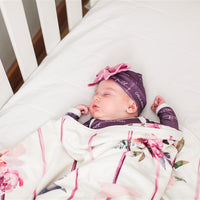 Plum Perfect Stroller Blanket