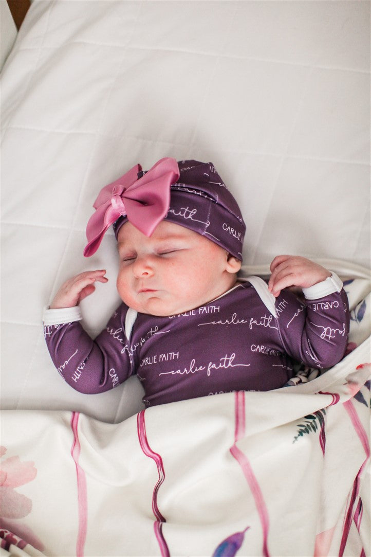 Plum Perfect Stroller Blanket