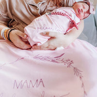 Camden Pink Mommy Blanket