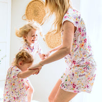 Amelia's Pink Floral Matching Pajamas for Mom