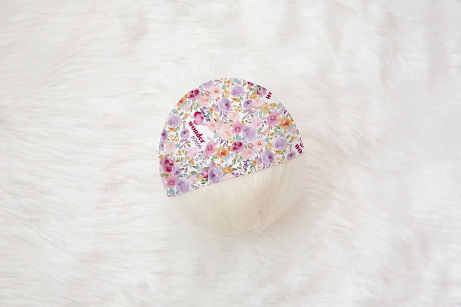 Amelia's Pink Floral Hat or Headband