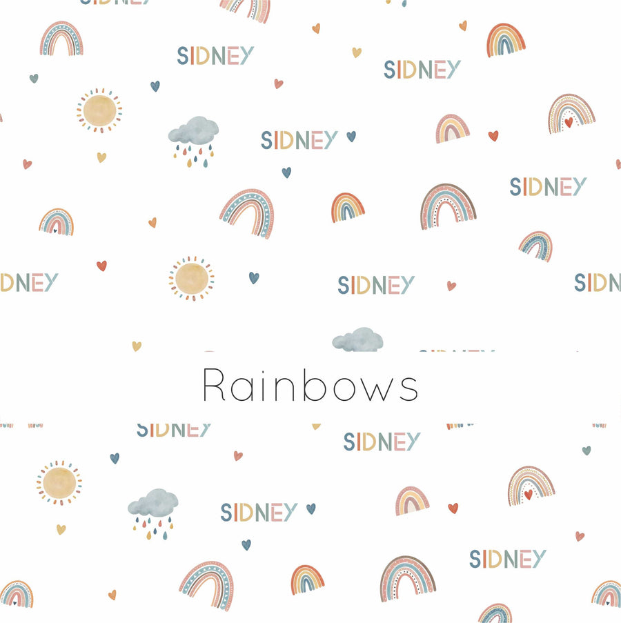 Rain or Shine Rainbow Pillowcase