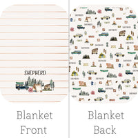 National Parks Stroller Blanket