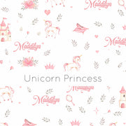 Unicorn Princess Toddler Blanket