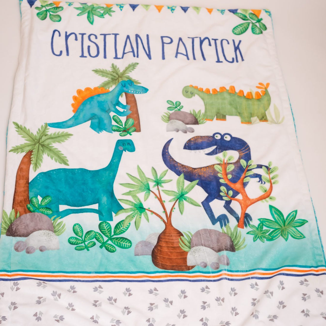 dinosaur blanket birthday gift for boy