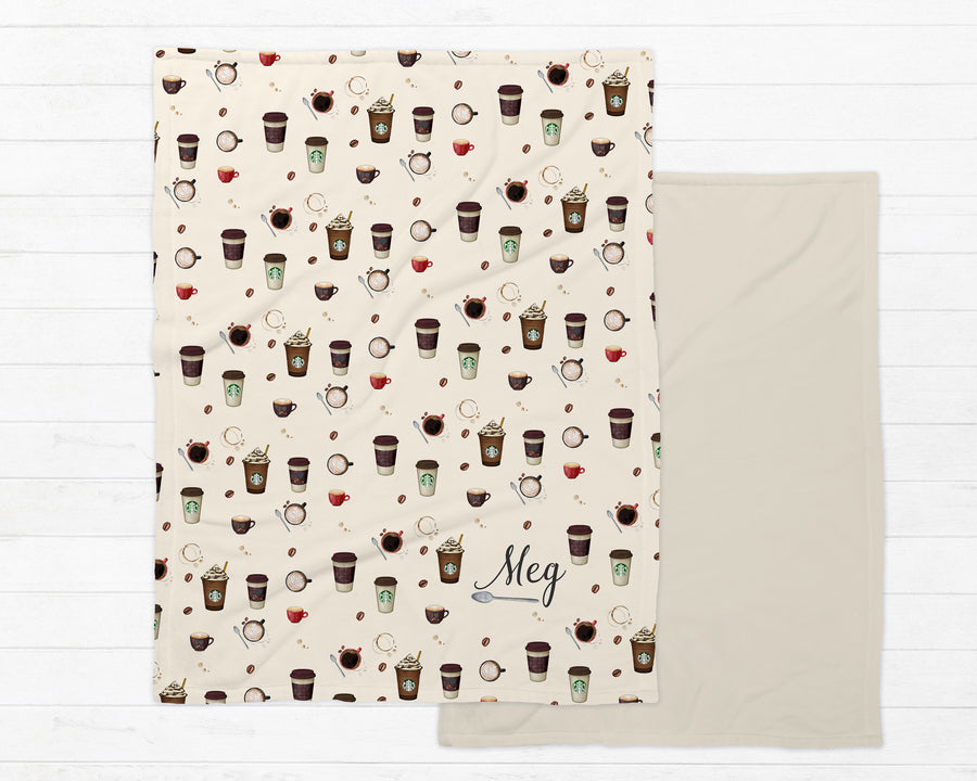 Coffee Lover Mom Blanket