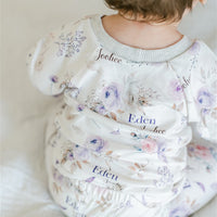 Crystal Jean Lavender Pajamas - Short or Long Sleeve (3 months to kids 14)