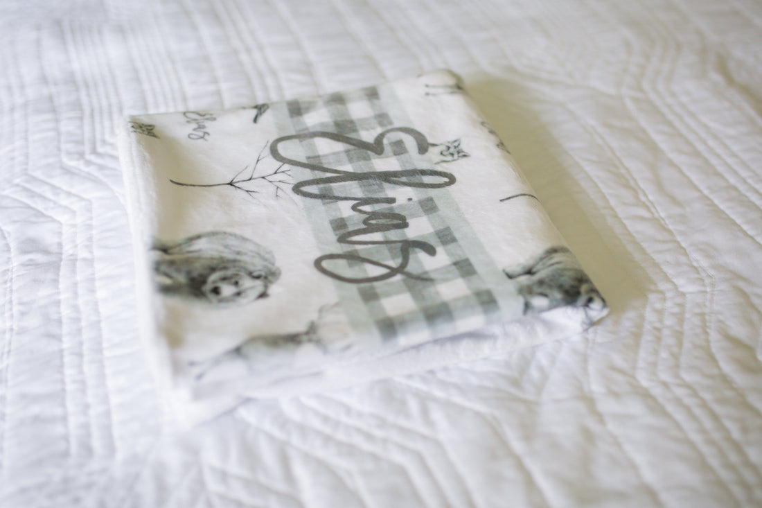 Gray Wildlife Pillowcase