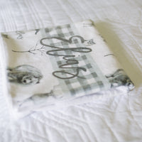 Gray Wildlife Pillowcase