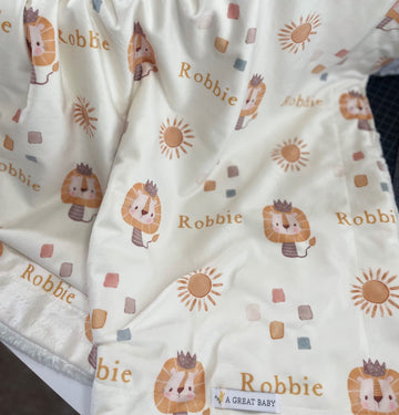 Lion Baby Deluxe Blanket