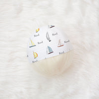 Sailboat Knotted Baby Gown