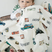 National Parks Stroller Blanket