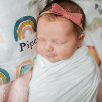 Rainbow Neutral Baby Deluxe Blanket