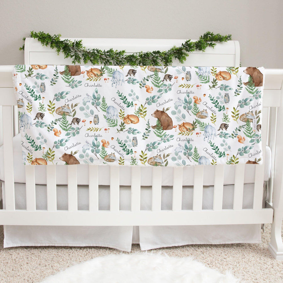 Woodland Fern Baby Deluxe Blanket