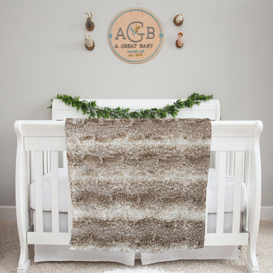 Woodland Fern Baby Deluxe Blanket