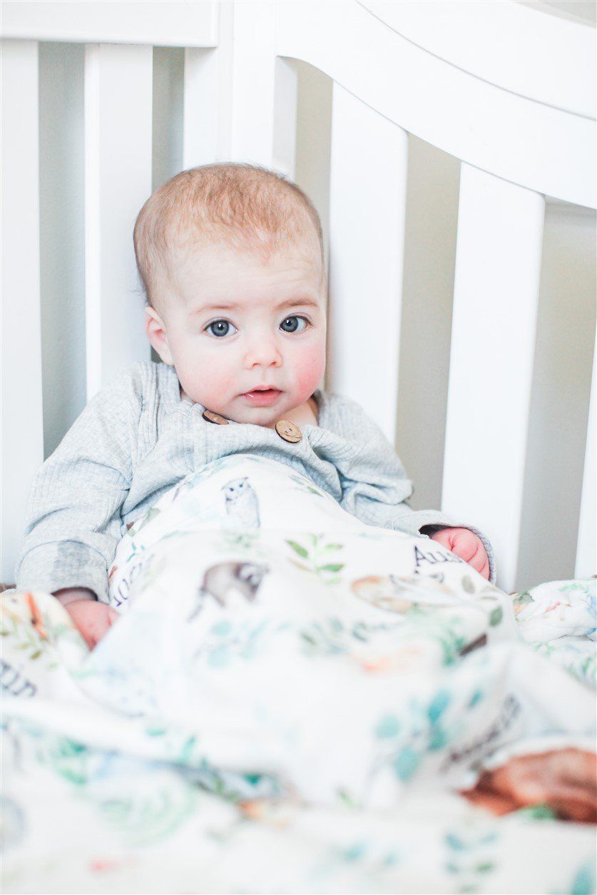 Woodland Fern Baby Deluxe Blanket