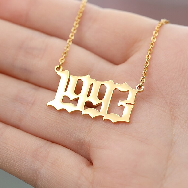 Number Custom Necklaces Pendants 