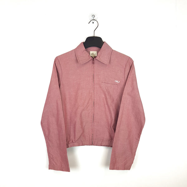 pink work jacket