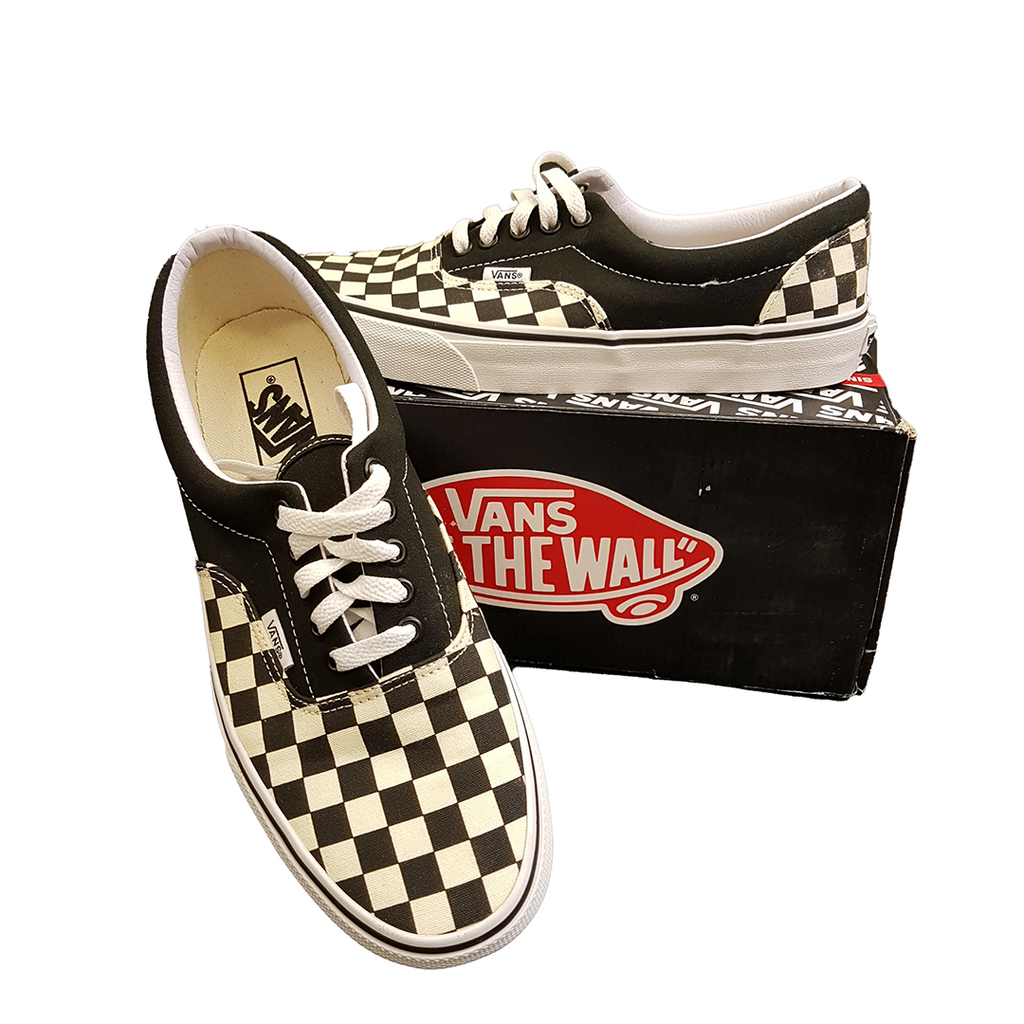 checkerboard era vans