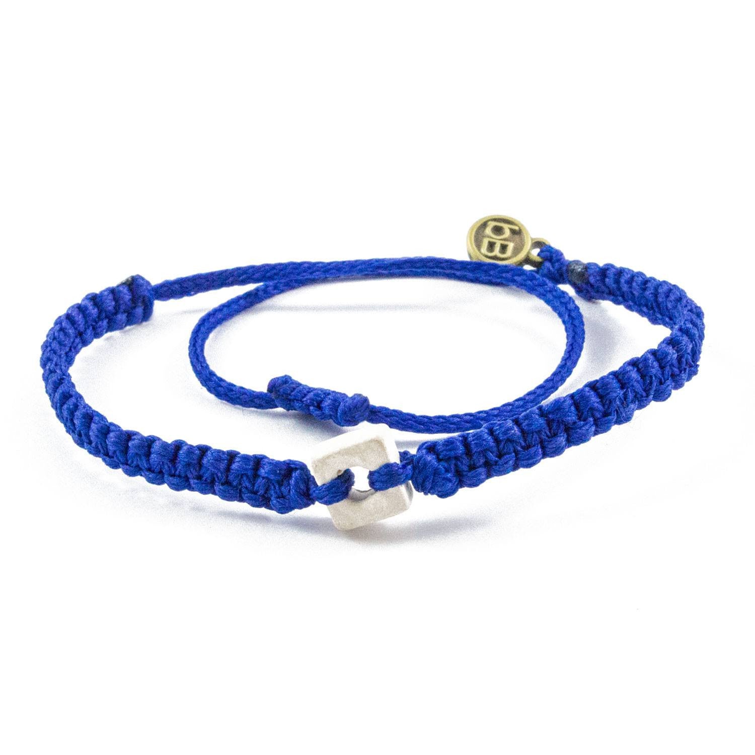 White Raymi Electric Blue: Charity Bracelets that help the World ...