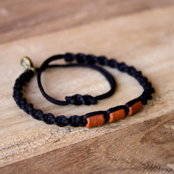 Brown Misky Carbon Black: Hippie Bracelets that help charities ...