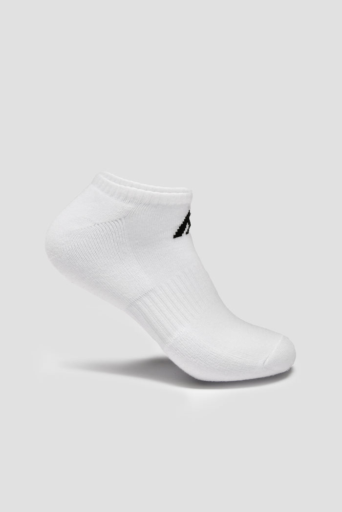 ExpanTech Stretch Tech Men's Tab Back Socks 3 Pairs White - Nn+