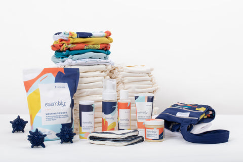 Esembly cloth diapering system