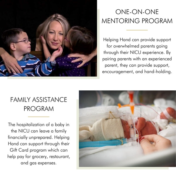 One on One Mentoring Programs and Family Assistance Programs are provided by Helping Hands.