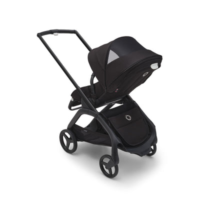 Back view of Bugaboo Dragonfly Stroller in -- Color_Midnight Black