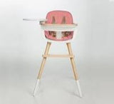 Micuna Ovo Max Luxe High Chair + Seat Fabric in Pink