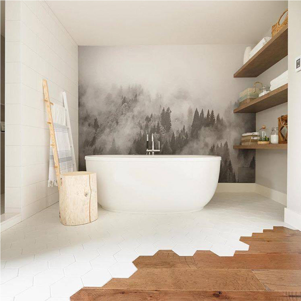 AW-FOGGY-PREP Foggy Hills Mural sku AW-FOGGY-PREP