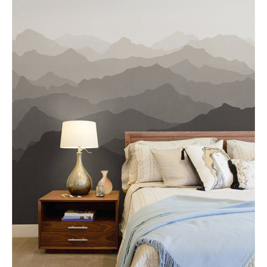 AW-MOUNTAIN-PREPWG Watercolor Mountain Mural sku AW-MOUNTAIN-PREPWG