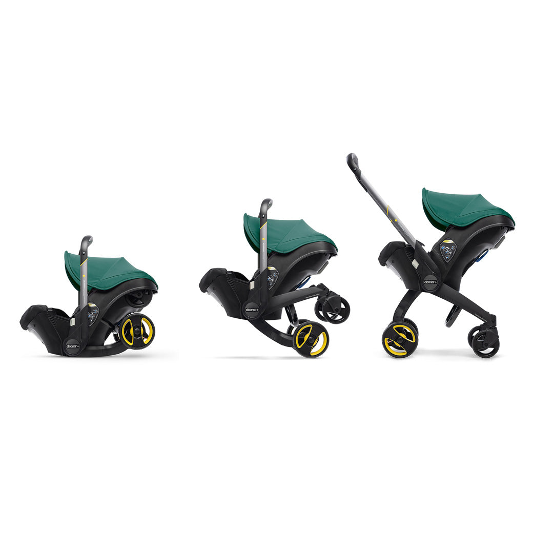 Evolution of Doona Infant Car Seat and Stroller in -- Color_Racing Green