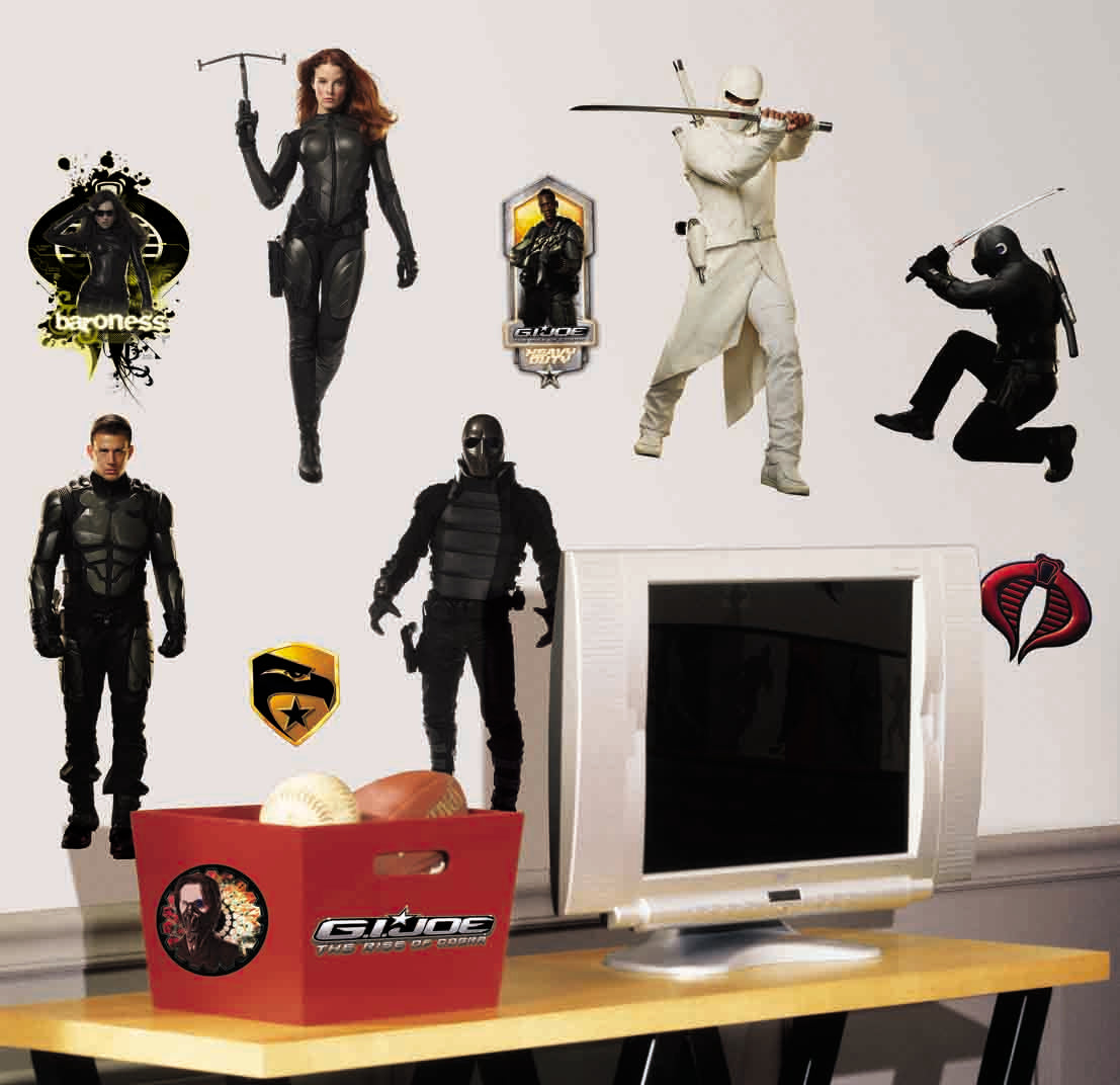 GI Joe Peel & Stick Wall Decals