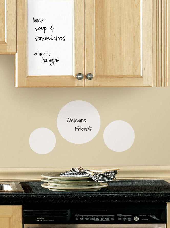 Dry Erase Sheet Peel & Stick Wall Decals (17.5 x 24)