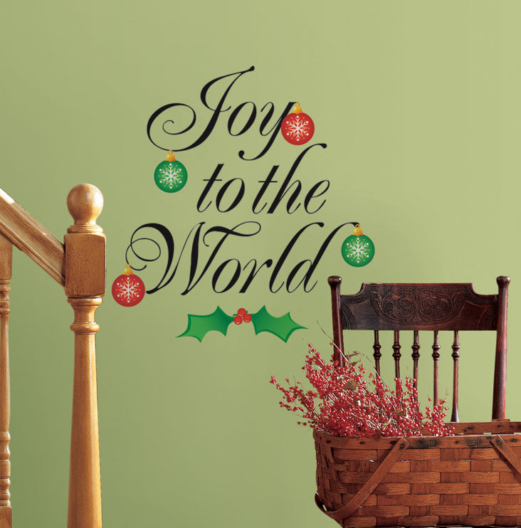 RM-RMK1410SCS Joy to the World Peel & Stick Wall Decals sku RM-RMK1410SCS