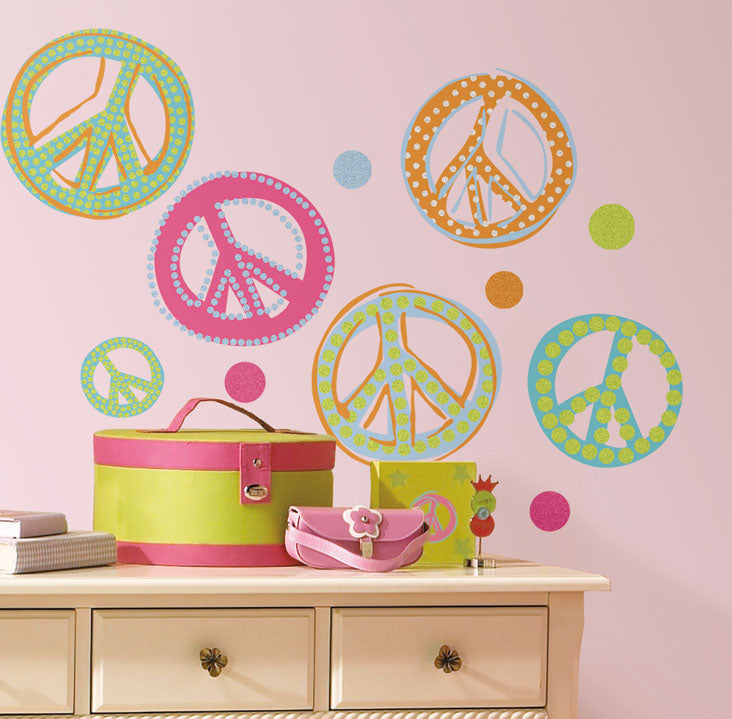 Peace Signs Peel & Stick Wall Decals