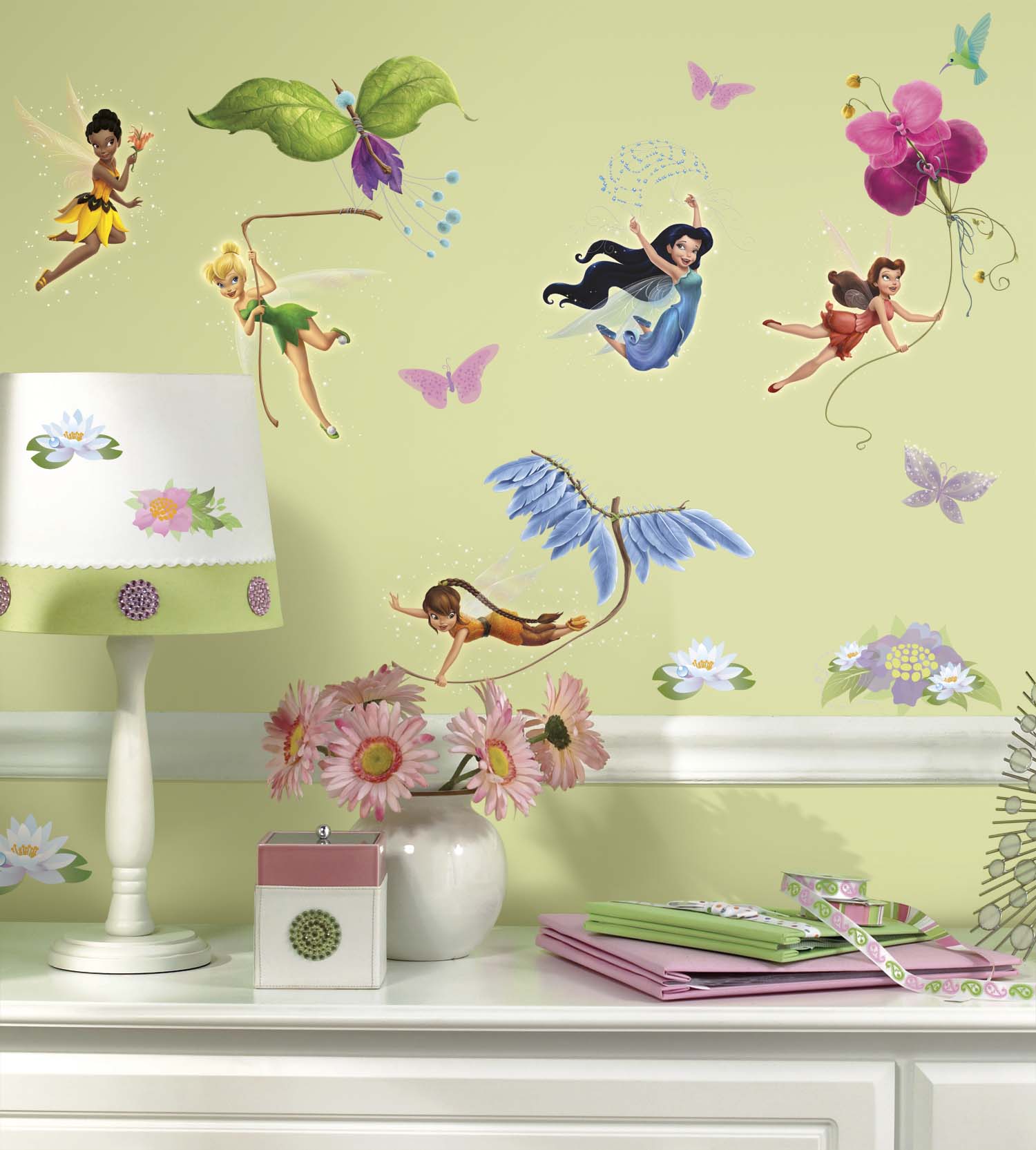 RM-RMK1493SCS Disney Fairies Peel & Stick Wall Decal sku RM-RMK1493SCS