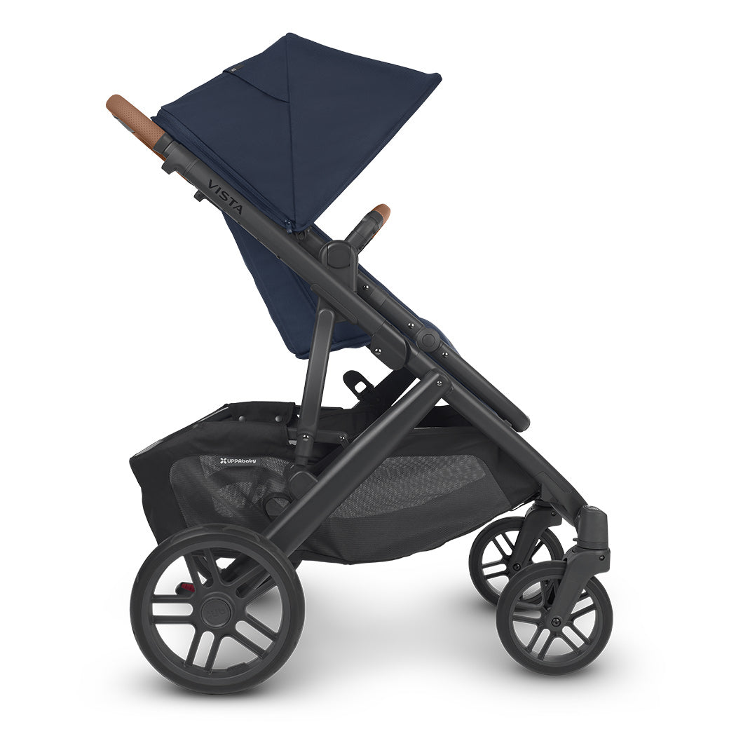 Profile view of the vista v2 stroller in -- Color_Noa