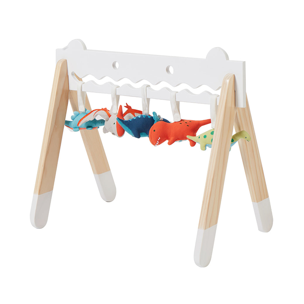 Image of Baby Gym with 5 pc. Dinosaur Rattles